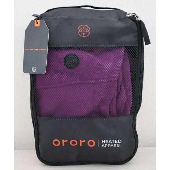 Ororo Women's Sz Small Purple 3-Zone Fleece Heated Vest w/Battery - Picture 1 of 11